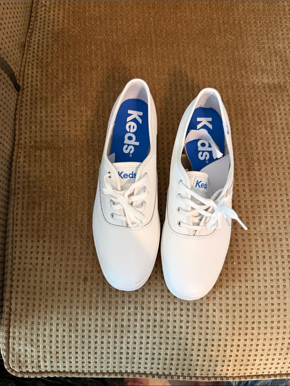 Keds Kids White Low-Top Sneakers